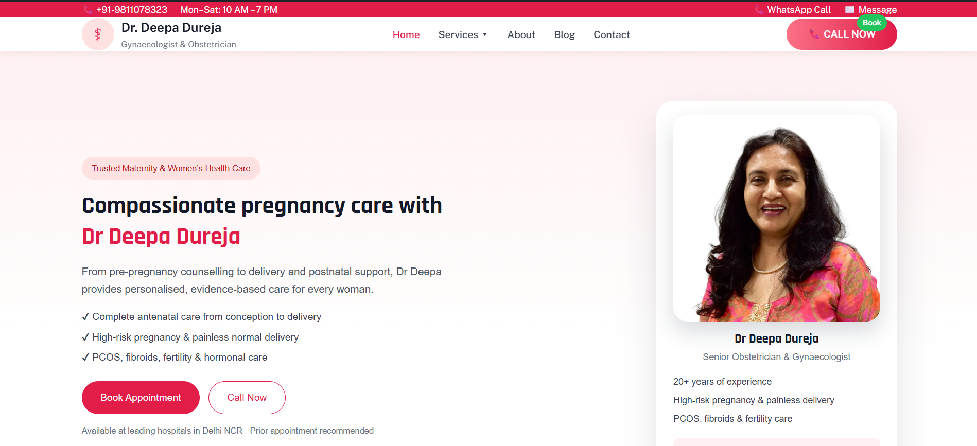 Deepa WordPress preview